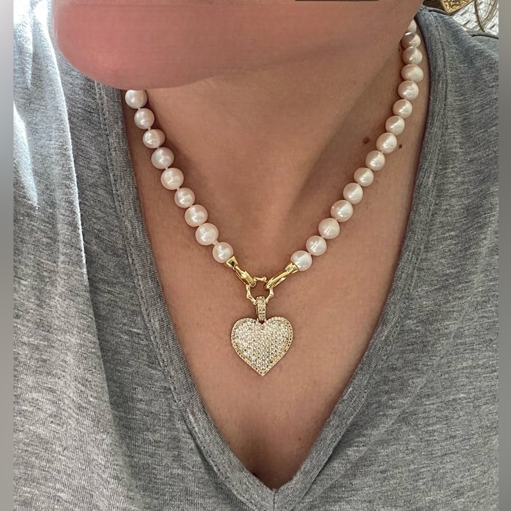 Weekender Necklace OOAK Handknotted Freshwater Pearls